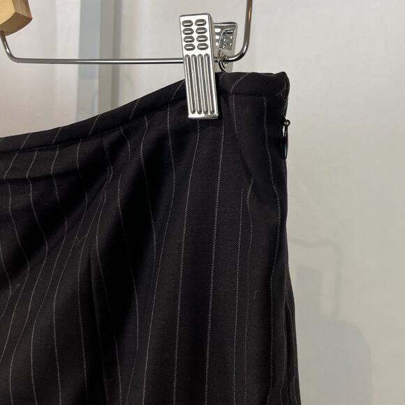 MARIA PINTO Size 16 Two Piece Suit Jacket Straight Skirt Pinstripe Kona Brown - Picture 12 of 16